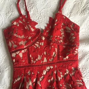 Chemical Lace Midi Slip Dress XS